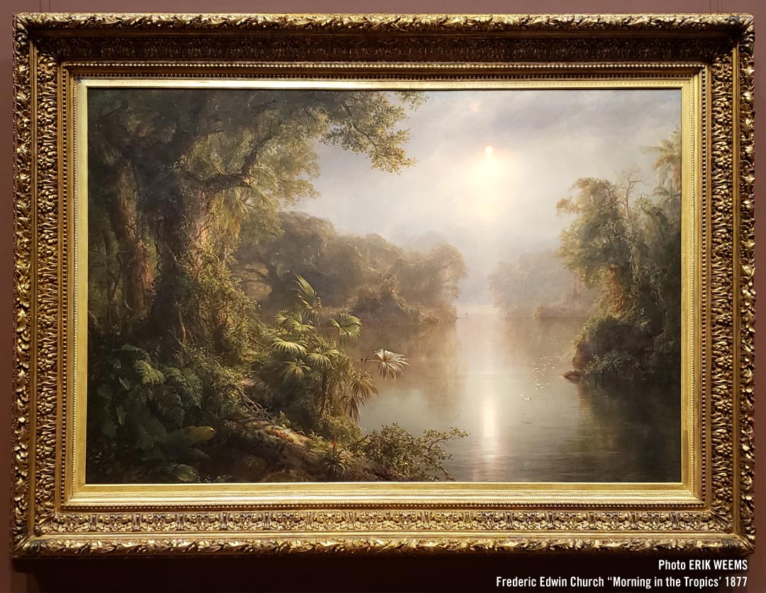 Morning in the Tropics by Frederic Edwin Church 1877 oil painting National Gallery of Art - click image to enlarge Morning in the Tropics by Frederic Edwin Church 1877 oil painting National Gallery of Art